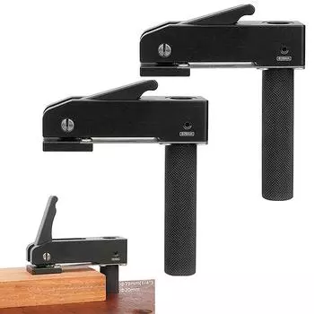 Быстродействующий зажим для столярного рабочего стола, настольный зажим, быстрофиксируемый зажим, инструмент для столярных верстаков с отверстием 20 мм