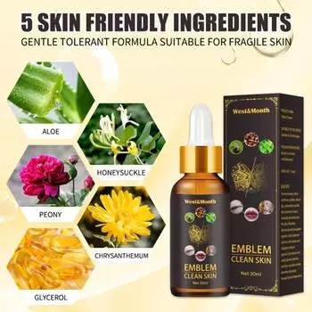 Быстрое удаление татуировок Жидкое средство Отбеливающий макияж Перманентное удаление Пигмент