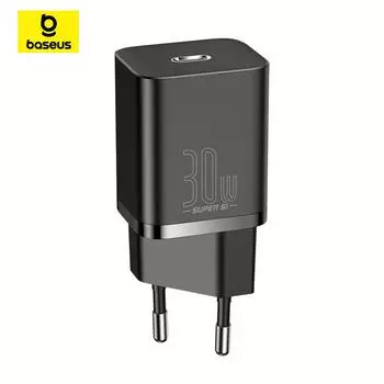 Быстрое зарядное устройство Baseus Super Si Pro Type-C, 30 Вт, ЕС