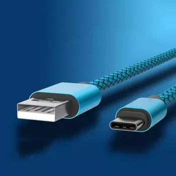 Быстрое зарядное устройство для передачи данных типа C, 1/2/3 м, USB-кабель для зарядки для Samsung Galaxy S8 A5 A7 1 Meter / Standad