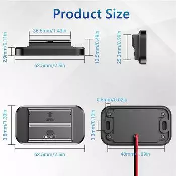 Быстрое зарядное устройство с двумя USB-портами для автофургона, каравана, автодома, адаптера для розетки UK VW T5 T6