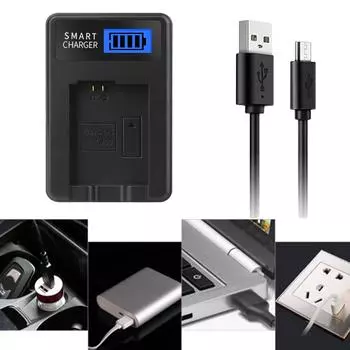 Быстрое зарядное устройство USB с ЖК-дисплеем NPFW50, эффективная и универсальная зарядная база для Sony NEX5 NEX5R NEX5N NEX3 NEX3N NEX7 NEXC3 Alpha