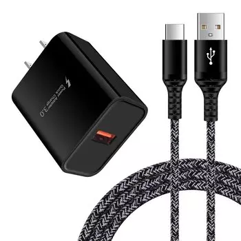 Быстрое зарядное устройство Зарядное устройство для Android Зарядное устройство Зарядное устройство для смартфона Кабель для быстрой зарядки Адаптер для зарядного устройства для Android Кабель Type C Быстрое зарядное устройство для мобильных устройств Gal