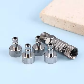 Быстроразъемное соединение для аэрографа, быстросъемный фитинг-адаптер с 5-ю наружными фитингами, 1/8-дюймовый фитинг, шланг, детали аэрографа