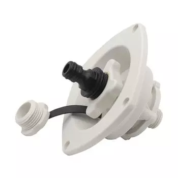 Быстроразъемное соединение для заливки прицепа, входное отверстие для заливки воды в автофургон с регулятором давления, аксессуары для кемперов на колесах чёрный