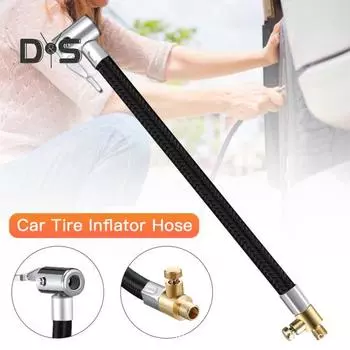 Быстроразъемный патрон для шин Шланг Удлинительная трубка клапана для шин Высокопрочная простая установка Гибкая конструкция Насос для накачки шин Аксессуары для шлангов 40cm