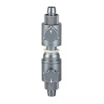 Быстроразъемный шаровой кран для аквариумных трубок, установка без инструментов, для контроля потока воды в аквариуме 12