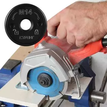 Быстросъемная гайка с резьбой, прижимная пластина для угловой шлифовальной машины, гайки с фланцем, высокопрочная резьба, прижимная пластина для угловой шлифовальной машины, самоблокирующаяся CHINA