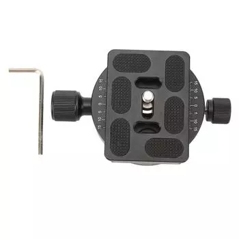 Быстросъемная пластина для камеры, зажим для камеры, адаптерная пластина для панорамного вращения на 360 градусов для камеры