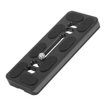 Быстросъемная пластина из алюминиевого сплава с 14-дюймовым винтом для крепления шаровой головки Arca Mount Ballhead 100 мм 100mm / 3.9in