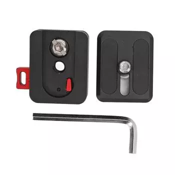 Быстросъемная пластина-зажим, адаптер для крепления камеры из алюминиевого сплава с винтовым пазом 1/4 дюйма для Tri