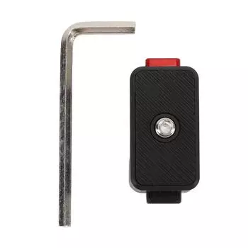 Быстросъемное крепление для штатива камеры с интерфейсом 1/4 дюйма, универсальная QR-площадка для камеры, адаптер для стабилизатора T