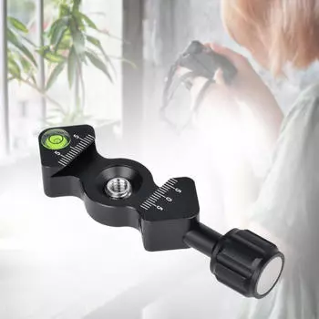 Быстросъемное крепление-зажим для штатива, прочное, с винтовой адаптерной пластиной 3/8 -1/4