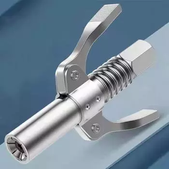 Быстросъемный наконечник насоса для смазки 10000 PSI, герметичный наконечник для смазки, инструмент для двух нажимных наконечников для шприца для смазки, легко нажимать, аксессуары для ремонта