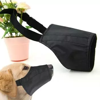 Быстросъемный намордник для ухода за домашними животными и принадлежности для ухода за собаками Мягкий нейлоновый намордник с защитной пряжкой для предотвращения жевания и укуса Size 1 (mouth 13cm)