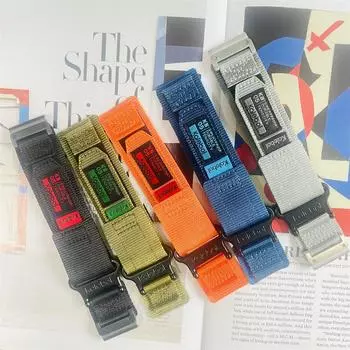 Быстросъемный нейлоновый ремешок 22 мм 26 мм для Garmin Fenix7X/7X Pro/5X/6X, быстросъемный ремешок для fenix5/6/7/сменный браслет Instinct For Garmin 22mm чёрный