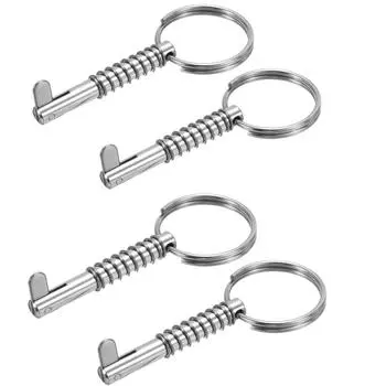 Быстросъемный штифт из нержавеющей стали 316, штифт тента Bimini, длина 1,61 дюйма, общая длина 2 дюйма, диаметр 0,25 дюйма, морская фурнитура