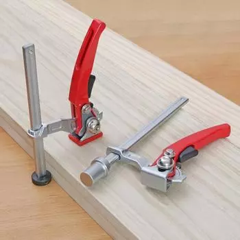 Быстросъемный зажим для стола с храповым механизмом, усилие зажима 500 Н, широкая таблица совместимости