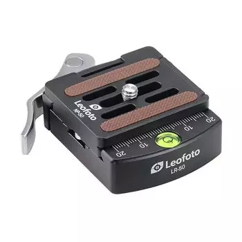 Быстросъемный зажим Leofoto LR-50 чёрный