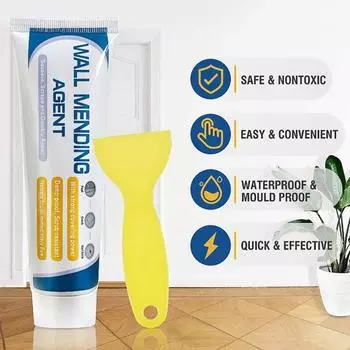 Быстросохнущая быстросохнущая паста для ремонта трещин в домашнем хозяйстве, средство для ремонта стен 100g