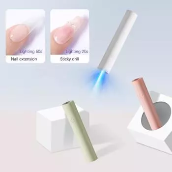 Быстросохнущая машина для фототерапии ногтей, УФ-светодиоды, 3 Вт, гель-лак, сушилка для ногтей, лампа, маникюрный инструмент, перезаряжаемое оборудование для салонов зелёный