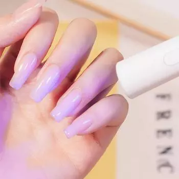 Быстросохнущая машина для фототерапии ногтей, УФ-светодиоды, 3 Вт, гель-лак, сушилка для ногтей, лампа, маникюрный инструмент, перезаряжаемое оборудование для салонов зелёный