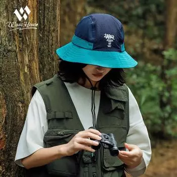 Быстросохнущая панама для скалолазания на открытом воздухе, солнцезащитная ветрозащитная шляпа в тон, японская ретро-мужская и женская модная панама для серфинга adult average size (56-59cm)