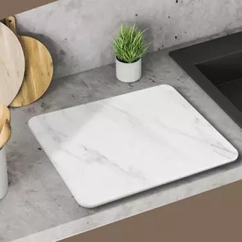 Быстросохнущая подставка для посуды Ультра впитывающий коврик для посуды Нескользящий Термостойкий экологически чистый коврик для столовых приборов для прилавков Ванные комнаты Тарелки Чашки Подставка для слива фруктов A
