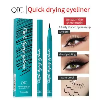 Быстросохнущая подводка для глаз Водостойкая и устойчивая к поту Ультратонкая, долговечная, не размазывающаяся для новичков, быстросохнущая жидкая подводка для глаз