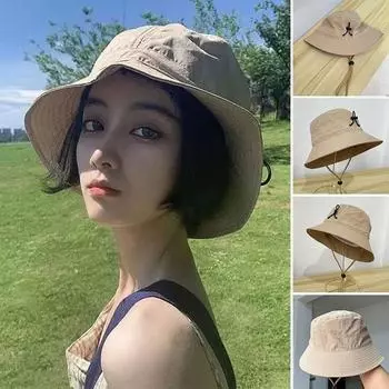 Быстросохнущая рыбацкая кепка с широкими полями, панамская шляпа, модная шляпа от солнца, походная и походная шляпа хаки