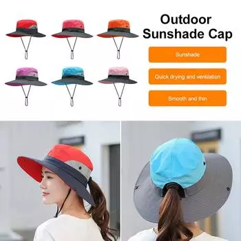Быстросохнущая рыбацкая шляпа с защитой от ультрафиолета, шляпа от солнца с широкими полями, рыбацкая шляпа, уличный солнцезащитный козырек, шляпа-ведро для путешествий, кемпинга и пешего туризма