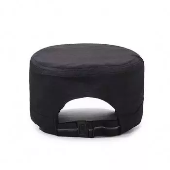 Быстросохнущая шляпа мужская весна и лето новая солнцезащитная шляпа легкая дышащая шляпа повседневная шляпа с плоским верхом для мужчин Adjustable тёмно-синий