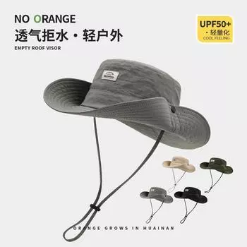 Быстросохнущая шляпа от солнца для отдыха на открытом воздухе, женская солнцезащитная шляпа, новинка 2024 года, летняя шляпа для рыбалки, мужская шляпа от солнца, шляпа для скалолазания в горах adjustable [54-59CM]