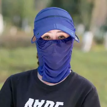 Быстросохнущая солнцезащитная шляпа, широкополая шляпа, защитная маска для лица, кепка для верховой езды