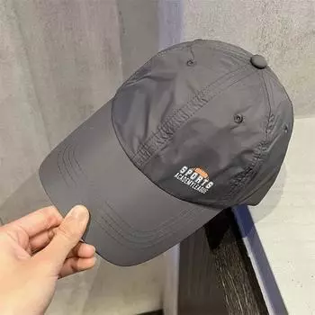 Быстросохнущая тонкая кепка для мужчин и женщин, летняя, легкая и тонкая спортивная бейсболка, дышащая, солнцезащитная шляпа от солнца M56-58cm