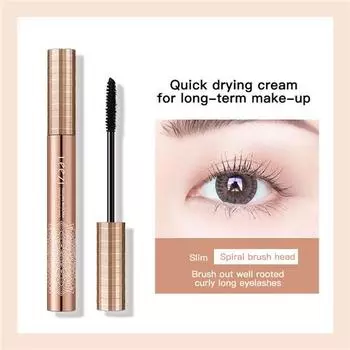 Быстросохнущая тушь густая завивка Водонепроницаемая потостойкая и не легко размазывающая тушь
