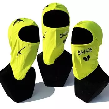 Быстросохнущая велосипедная балаклава Ice Silk велосипедная кепка мужская велосипедная кепка солнцезащитный крем для лица летняя чёрный