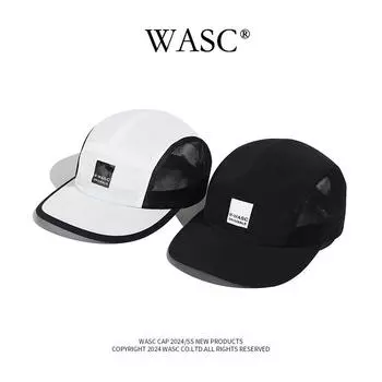 Быстросохнущая водонепроницаемая спортивная кепка из пяти частей для активного отдыха, японская бейсболка с защитой от солнца и ультрафиолета, оптовая продажа Adjustable чёрный