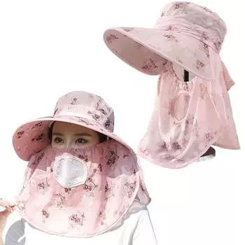 Быстросохнущая женская шляпа рыбака с защитой от ультрафиолета, летняя солнцезащитная кепка, солнцезащитная летняя шляпа розовый