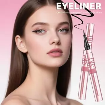 Быстросохнущая жидкость Extra-fine Liquid Long Lasting, Водостойкая тушь для бровей, ресниц, шелкопрядов, 2,5 мл, #01, One Size розовый