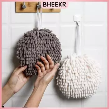 Быстросохнущее мягкое плюшевое полотенце для рук из синели, плотное кухонное полотенце, впитывающая тряпка для уборки, полотенце для ванной, туалета серый