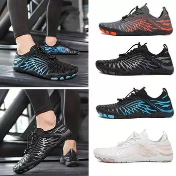 [Быстросохнущие босые туфли] Легкие быстросохнущие босые туфли - мужская регулируемая обувь для походов, фитнеса и плавания 40 белый