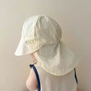 Быстросохнущие детские панамы для малышей с широкими полями, пляжная шляпа с защитой от ультрафиолета, для мальчиков и девочек, солнцезащитная кепка для отдыха на природе 46-50cm fit 6M-3Y синий