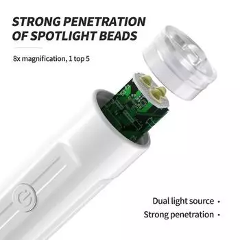 Быстросохнущий аппарат для фототерапии ногтей 3 УФ-светодиода 3 Вт Гель-лак Сушилка для ногтей Лампа Маникюрный инструмент USB-оборудование для салонов белый