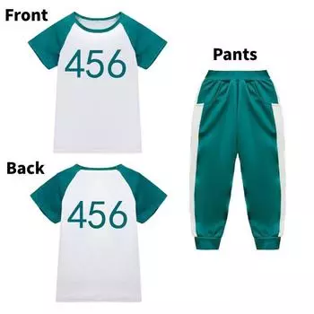 Быстросохнущий детский полиэстеровый купальный комплект с защитой от УФ-лучей, рашгард для игр в бассейне, на пляже 456 Set,110cm