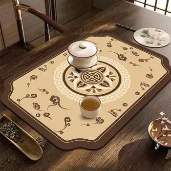 Быстросохнущий диатомовый иловый коврик для посуды, впитывающий коврик для сушки посуды, быстросохнущий дренажный коврик для кофемашины 30*40cm