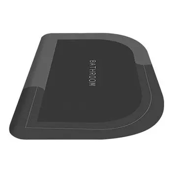 Быстросохнущий и впитывающий воду коврик для ванной комнаты с мягкой текстурой и антимикробным эффектом для любого дома, впитывающий воду, долговечный