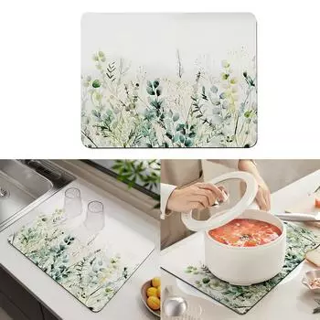 Быстросохнущий коврик для ванной из диатомита, нескользящий впитывающий коврик для кухни, впитывающий воду коврик, нескользящий коврик для ванной для кухни 2