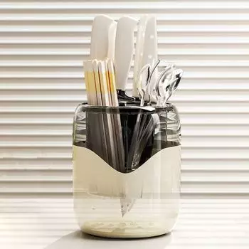 Быстросохнущий подставка для хранения палочек для еды Пластиковая клетка для палочек для еды Кухня бежевый