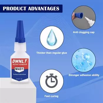 Быстросохнущий тип клея ручной работы, прочный универсальный клей на основе эпоксидной смолы для кожи/дерева/ткани/бумаги/пластика/эластичного металла